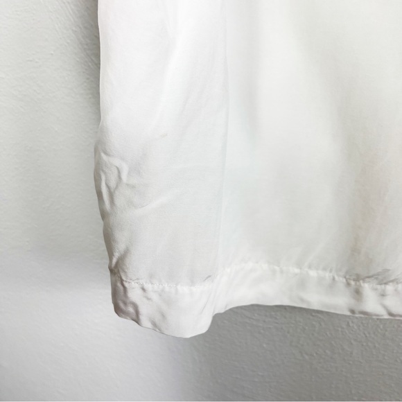 & Other Stories White Cropped Button Down Blouse - Picture 7 of 8